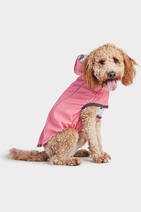 GF Pet Reversible Pink Fiesta Raincoat