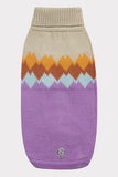 GF Pet Fireside Purple Dog Sweater