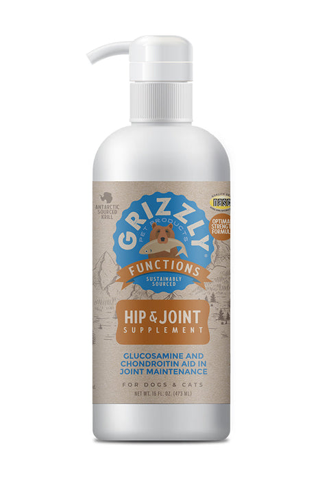 Grizzly Joint Aid Hip and Joint Product Liquid Dog Supplement