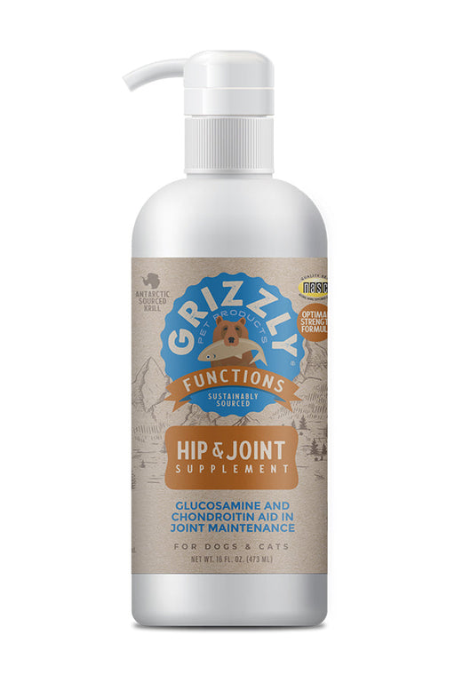 Grizzly Joint Aid Hip and Joint Product Liquid Dog Supplement