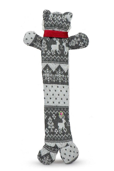 HuggleHounds Long & Lovelie Festive Frankie Fox Dog Toy