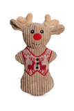 HuggleHounds 2023 Polar Express Collection Dog Toy Reindeer