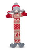 HuggleHounds Long & Lovelie Trapper Hat Santa Dog Toy