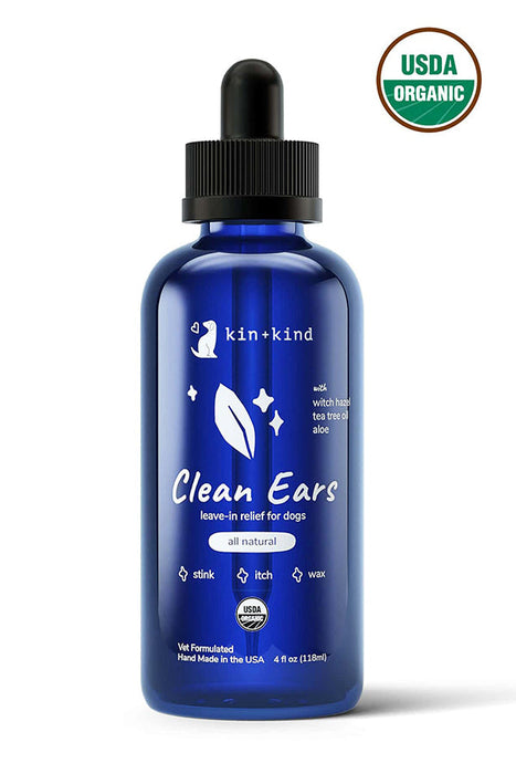 Kin + Kind Organic Clean Ears Dog Cleanser