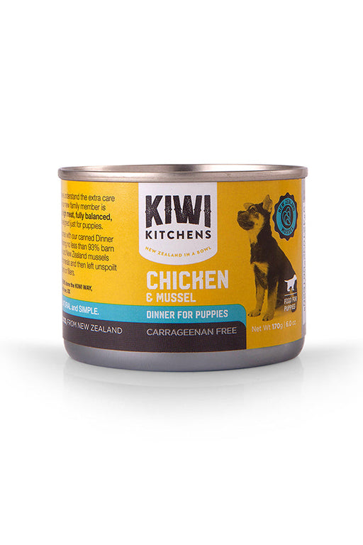 Kiwi Kitchen Chicken Mussels Puppy Canned Food