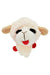 Multipet Lamb Chop Knobby Noggins Plush Dog Toy