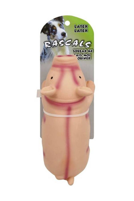 Rascal Latex Pink Pig Dog Toy
