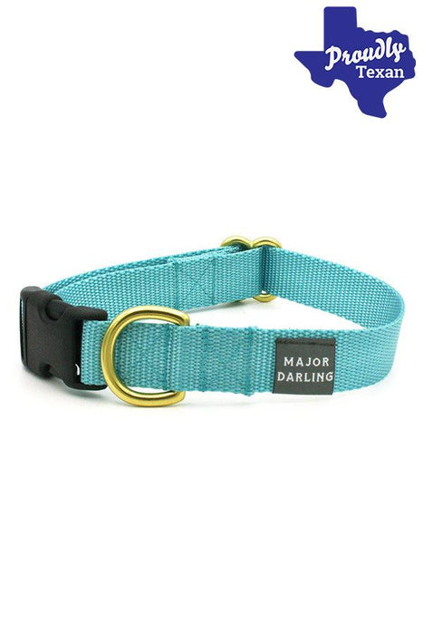 Major Darling Ice Blue Dog Snap Collar