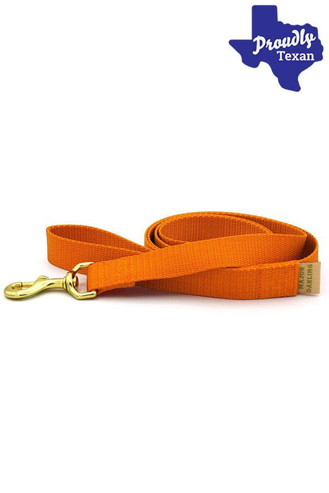 Major Darling Orange Dog Leash