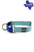 Major Darling Ice Blue & Navy Dog Martingale Collar