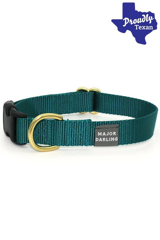 Major Darling Teal Dog Snap Collar