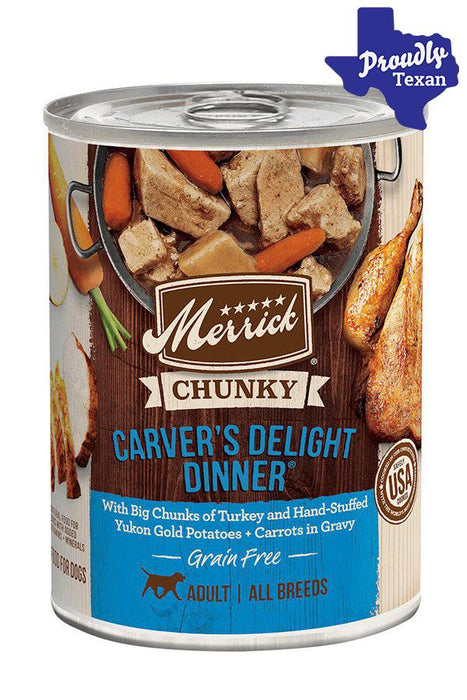 Merrick Chunky Carver's Delight Dinner Wet Dog Food