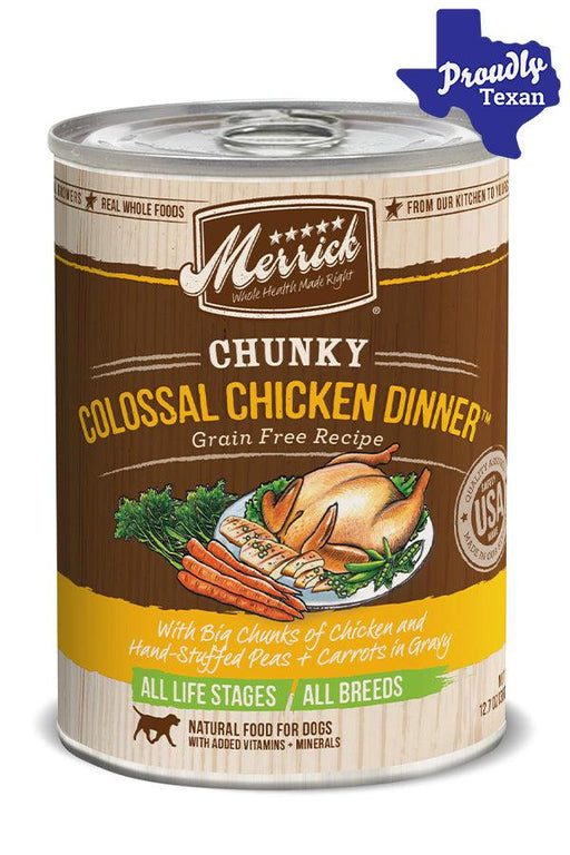 Merrick Chunky Colossal Chicken Dinner Recipe Wet Dog Food