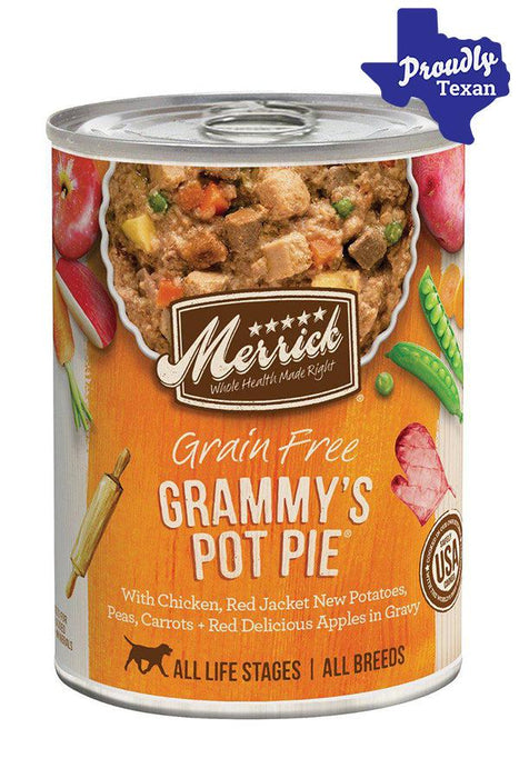 Merrick Grammys Pot Pie Classic Recipe Wet Dog Food