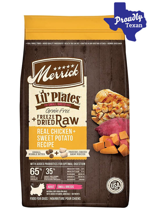 Merrick Lil' Plates Real Chicken with Raw Bites Dry Dog Food