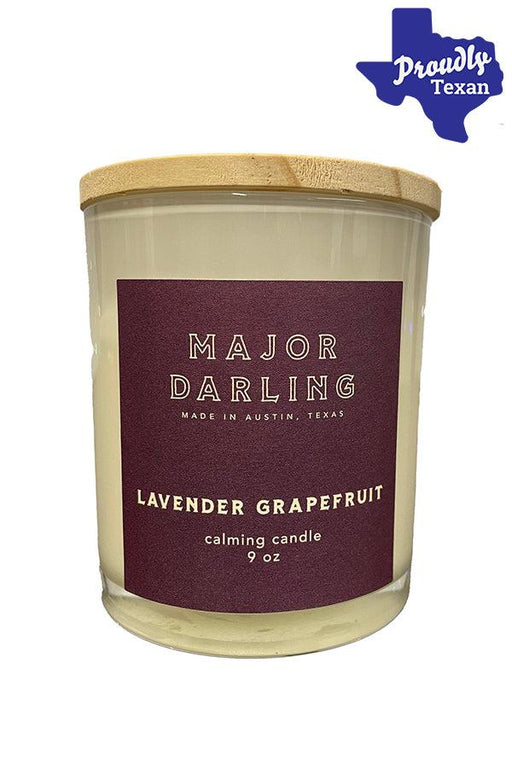 Major Darling Lavender Grapefruit Calming Candle 9 oz
