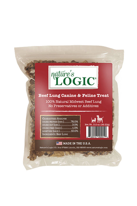 Nature's Logic Beef Lung Freeze-Dried Dog Treats