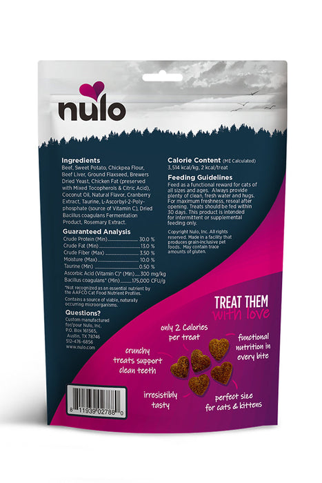 Nulo Salmon Beef Healthy Heart Crunchy Cat Treats