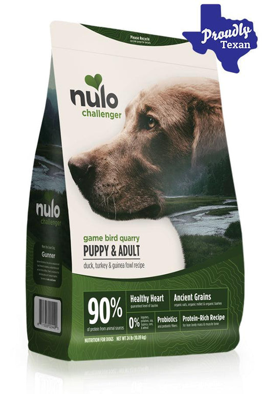 Nulo Challenger Game Bird Quarry Puppy and Adult Dry Dog Food