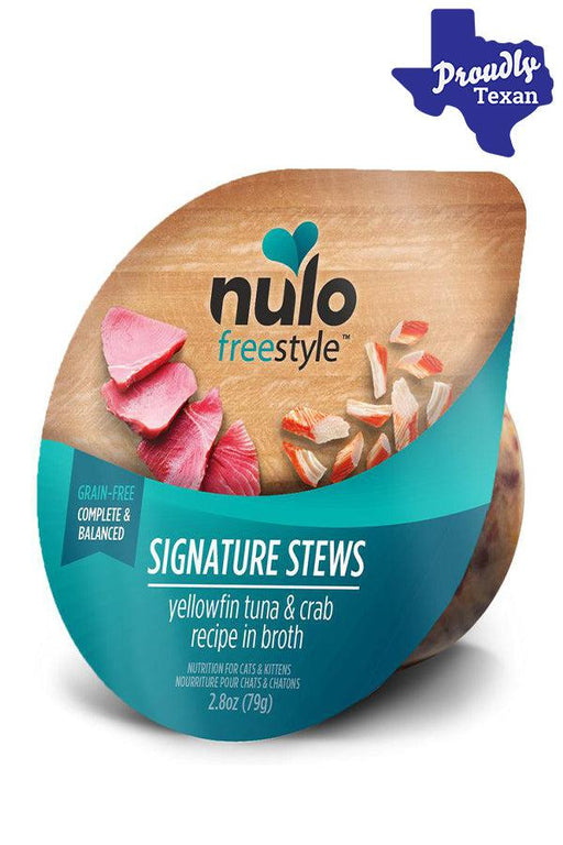 Nulo FreeStyle Yellowfin Tuna and Crab Stew Cat Food Cups