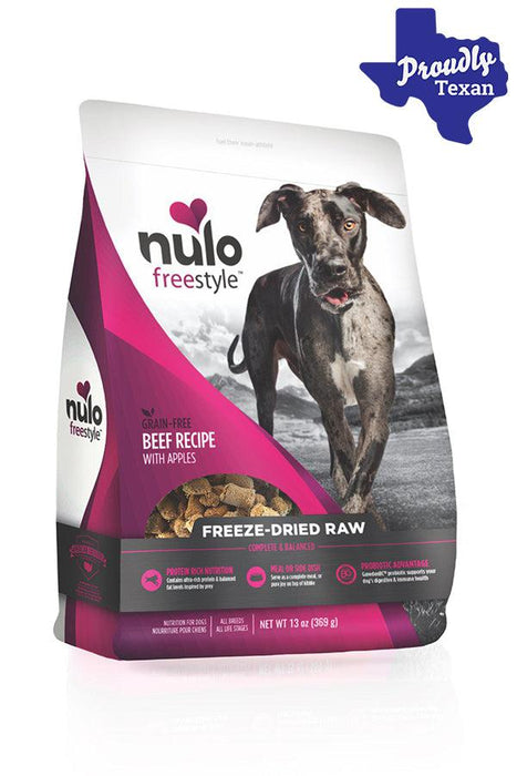 Nulo Freestyle Freeze Dried Raw Beef & Apples Dog Food