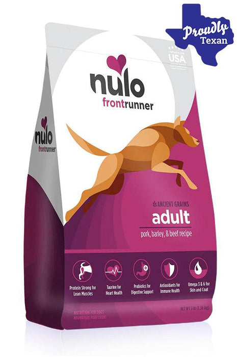 Nulo Frontrunner Pork, Barley and Beef Dry Dog Food