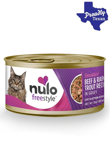 Nulo Freestyle Shredded Beef & Trout Wet Cat Food