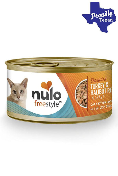 Nulo Freestyle Shredded Turkey & Halibut Canned Cat Food