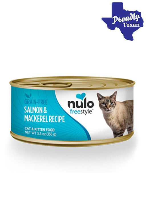 Nulo Freestyle Salmon & Mackerel Pate Wet Cat Food, 5.5 oz