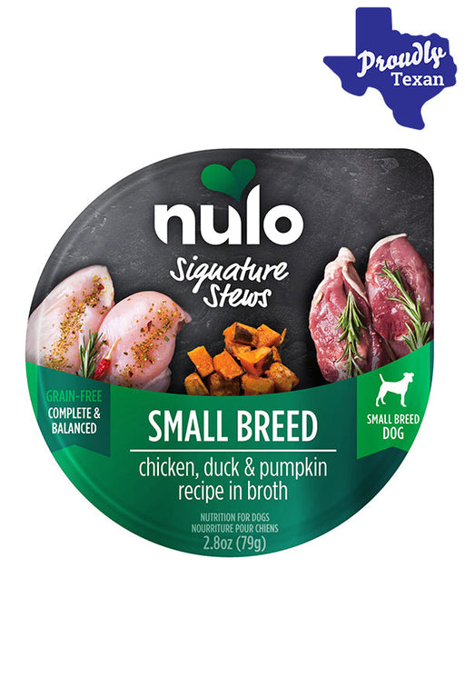 Nulo Small Breed Chicken Duck and Pumpkin Stew Signature Dog Food Cups