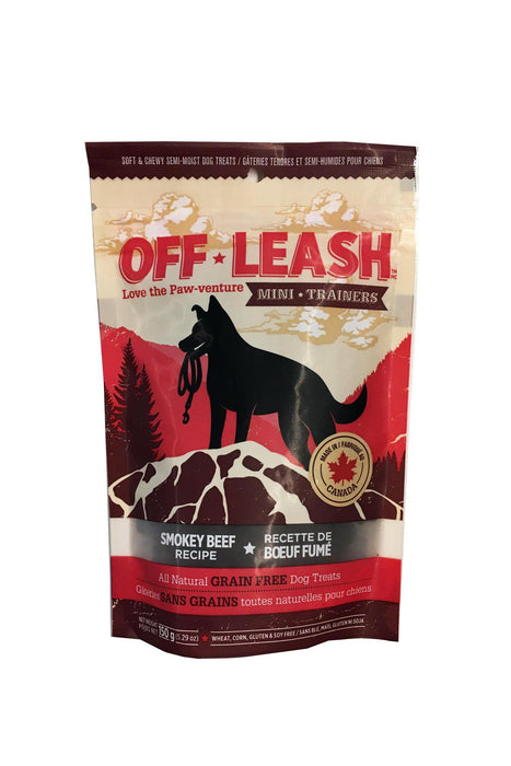 Off-Leash Smokey Beef Dog Treats, 5.2 oz