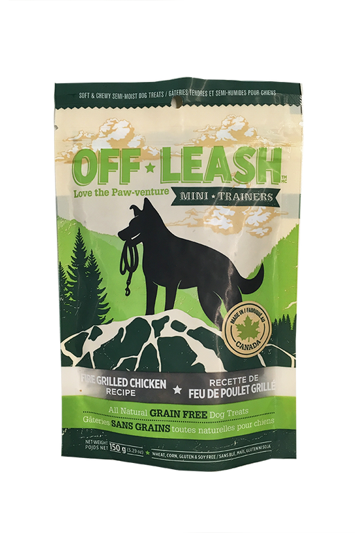 Off-Leash Fire Grilled Chicken Dog Treats, 5.2 oz