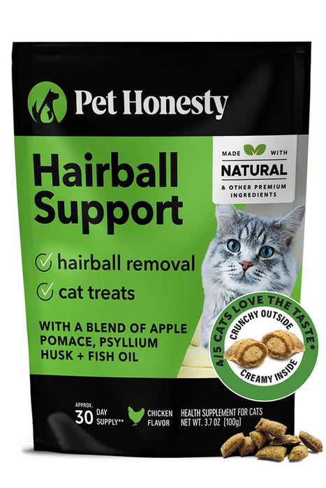 Pet Honesty Hairball Support Chicken Cat Supplement