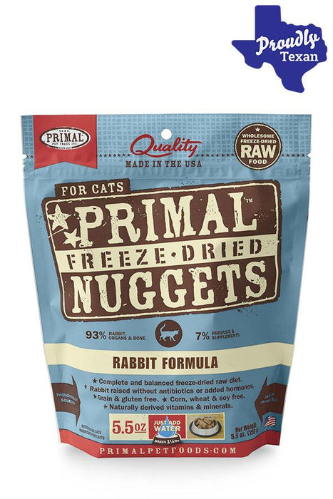 Primal Freeze Dried Nuggets Rabbit Cat Food
