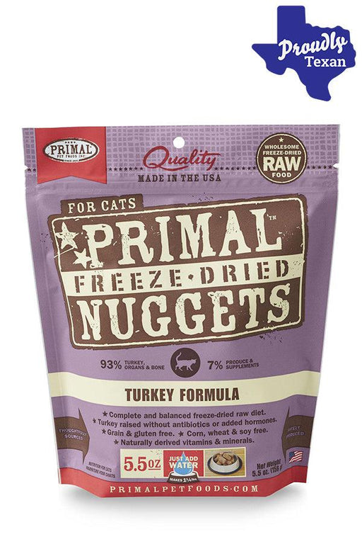 Primal Freeze Dried Nuggets Turkey Cat Food