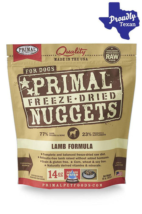 Primal Freeze Dried Nuggets Lamb Dog Food