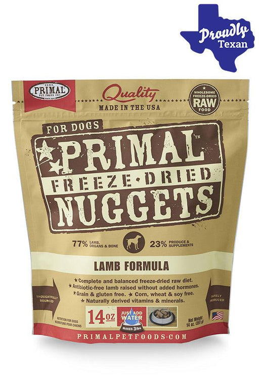 Primal Freeze Dried Nuggets Lamb Dog Food