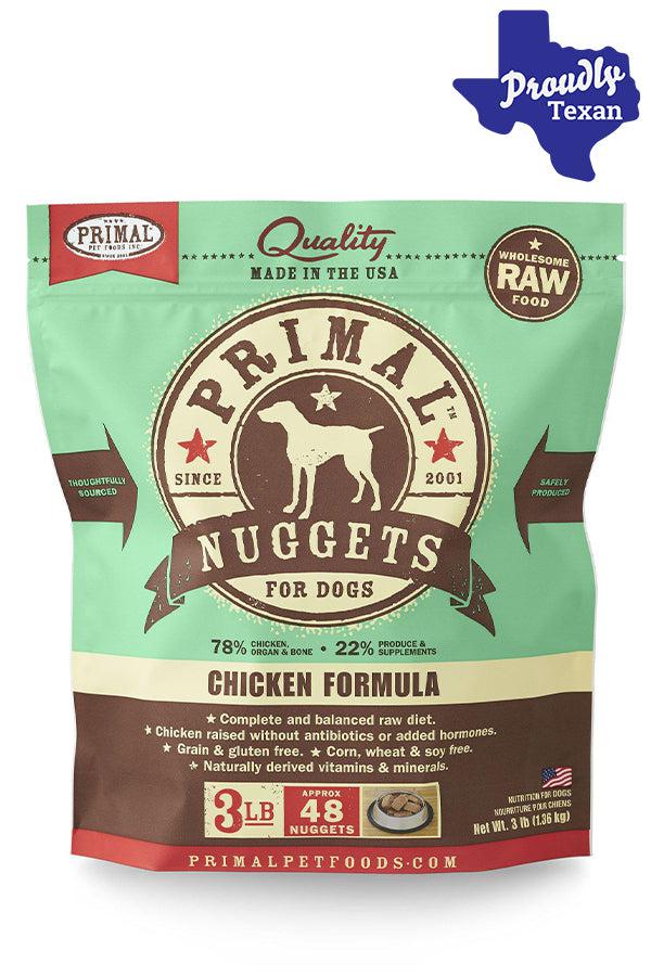 Primal Chicken Frozen Raw Dog Food in Austin, Texas Tom Dev