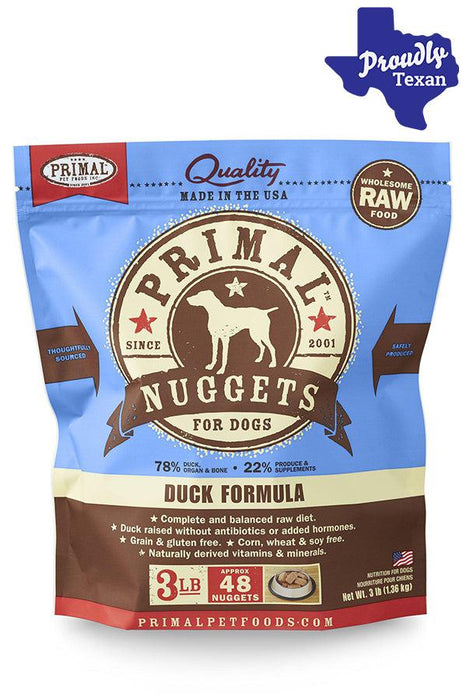 Products Primal Duck Frozen Raw Dog Food
