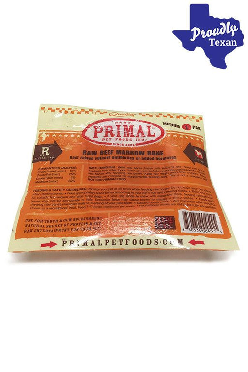 Primal Beef Marrow Bone Raw Dog Chews