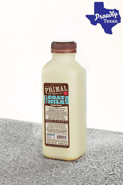Primal Raw Goat's Milk Frozen Supplement for Pets, 16 oz