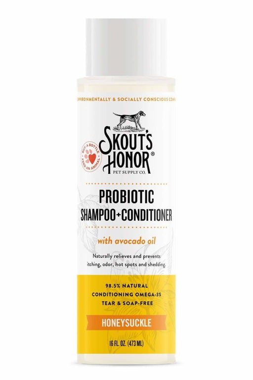 Skout's Honor Honeysuckle Probiotic Pet Shampoo