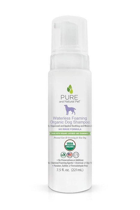Pure and Natural Waterless Foaming Dog Shampoo