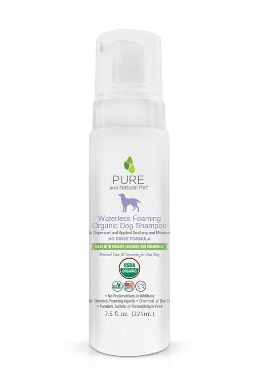 Pure and Natural Waterless Foaming Dog Shampoo