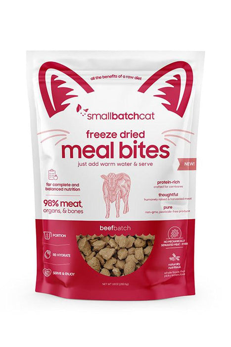Small Batch Beef Bites Freeze Dried Cat Food