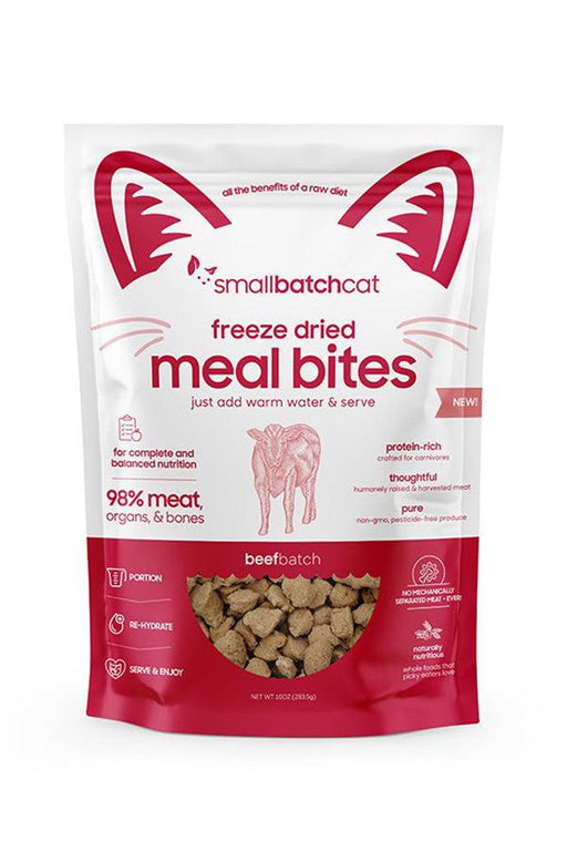 Small Batch Beef Bites Freeze Dried Cat Food