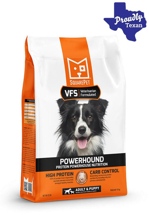 SquarePet PowerHoud Turkey and Chicken Dry Dog Food