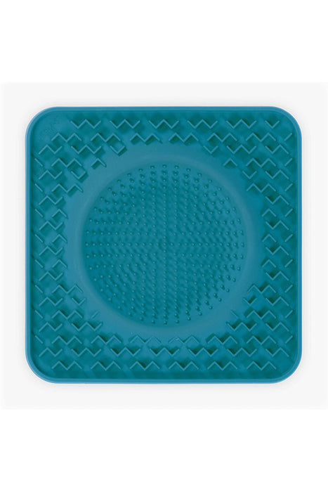 Messy Mutts Silicone Blue Therapeutic Licking Bowl Mat