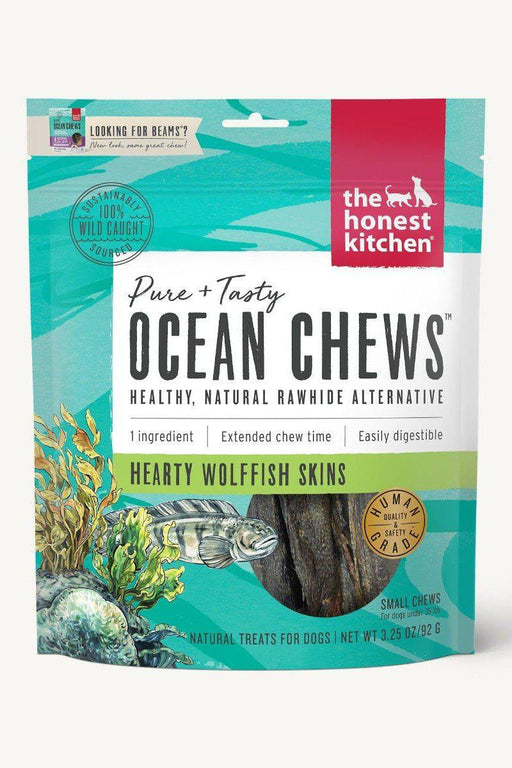 The Honest Kitchen Wolffish Skin Ocean Chews for Dogs