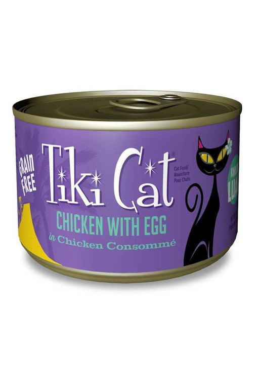 Tiki Cat Chicken with Egg Cat Food Can, 6 oz